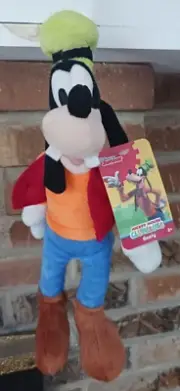 Disney Goofy Toy Plush 11" Mickey Mouse Clubhouse Brand New W/Tag Free Shipping
