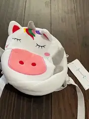 Cute Plush toddler backpack Kakoo White Unicorn Meetbelify New with tags NWT