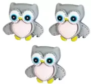 Baby Owls - Shelly's Buttons - Baby Flat Back Embellishments - Craft Scrap
