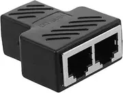 ETHZZLE Ethernet Splitter Adapter for Dual Port Network Expansion Compact and Elegant Design Efficient Input Cable Splitter for Easy Installation Build for Reliable Signal