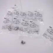 10 Pack Sprecher + Schuh Chrome D7 Series Flush Metal Housing Push Button D7M-F9