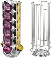 [Emousport] High quanlity Solutions Revolving Rotating 32 Capsule Coffee Pod Holder Tower Stand Rack For Dolce Gusto