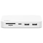 Belkin Connect USB-C 6 in 1 Multiport Hub with Mount (White)