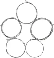 COSMEVIVI 5pcs Electric Bass Strings High Carbon Alloy Nickel Steel Hexagonal Coated Bass Instrument Accessories