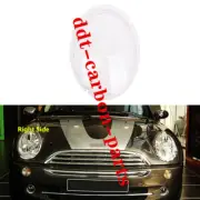 1Pcs For Mini Cooper R50 R52 R53 2002-2006 Right Side Headlight Lens Cover+Glue (for: Mini)