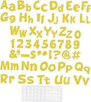 HOMOCONO Large Letters for Bulletin Board 216 Pack Classroom Decor Letters Paper