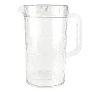 Clear Dimple Jug With Lid 1.6L