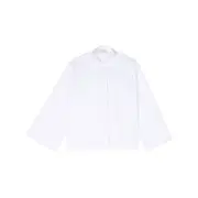 [Mazzarelli] Mazzarelli Band-collar Shirt 46 IT WHITE
