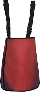 [KJIASDFE] Red X-ray Protective Lead Apron, Adult Radiation Shielding Lead Skirt, Lightweight Adjustable X-ray Lead Clothing