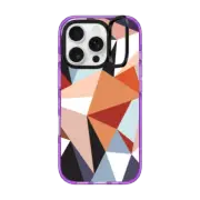 iPhone 16 Pro Impact Ring Stand Case MagSafe Compatible Abstract Desert Geo