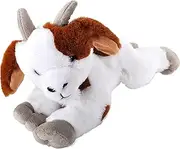 Wild Republic Ecokins Goat, Stuffed Animal, 12 inches, Kids, Plush Toy, Made from Spun Recycled Water Bottles, Eco Friendly, Child’s Room Décor