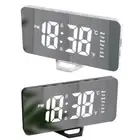Digital Clock with LED Screen USB Charging Function Date Temperature Display