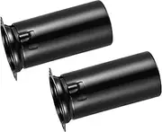 uxcell 9pin Ceramic Vacuum Tube Socket Valve 53mm Aluminum Shield for 12AX7 12AU7 ECC83 ECC82 Tube,Black pack of 2