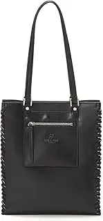 [TOPKAPI] 505065000424 Tote Bag, Faux Leather with Pouch, Paracord Overlay Tote Bag