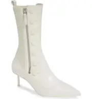 ALEXANDER MCQUEEN Button Pointy Toe Boot Size 39 MSRP: $1,290