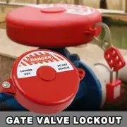 User friendly ABS Industrial Safety Gate Valve Lockout for Portable Round Tank