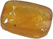 [Sahiba Gems] 7.85 Ratti / 7.10 Carat Natural Yellow Sapphire/pukhraj Cushion Cut Gemstone For Unisex, 7.10 Carat, Natural Stone, Yellow Sapphire, 7.10 Carat, Natural Stone, Yellow Sapphire