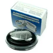40X 25mm Jewelers Loupe illuminated Magnifier with LED & UV Lights