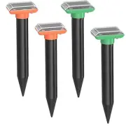 5X(Solar Mole Repellent, Ultrasonic & Solar Powered Mouse Repellent, 3530