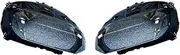 Car Headlight Cover Transparent Lampshade Lamp Case Headlamp Lens Shell Lampcover Compatible for Porsche Taycan 2019-2023 Lampshade Replacement(A Pair)