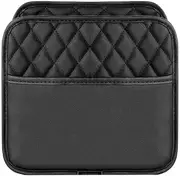 tieedhfu Hanging Car Seat Storage Bag Organizer Multi-Pocket Car Seat Organizer - PU Leather Back Seat Storage Car Storage Bag