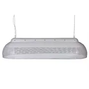 Riva 4 Light Extra Long Perforated Iron Elongated Pendant - Matt White - ZAF10415