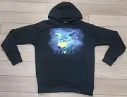 $90 Under Armour Mens S Small Project Rock Wolf Lightning Terry Black HWT Hoodie