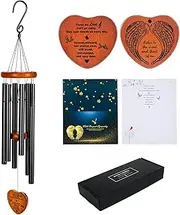 Sympathy 32" Memorial Wind Chimes for Loss of Loved One Prime, Meaningful Condolence Bereavement Rememberance Gifts for Loss of Father Mother Outdoor Deep Tone Wind Chimes Deco Garden