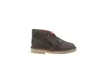 [01364] Clarks Desertboot INF Boys Kids Grey Suede Wide Shoes