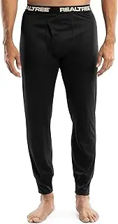 [Realtree] Men's Polyester Performance Baselayer Thermal Underwear Long Johns Bottom