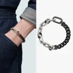 【AGNES B.】BIJOUX CHUNKY CHAIN系列雙色手鍊(銀色)