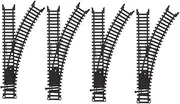 2-Pair Train Track Adapters Connectors for Boys and Girls' Electric Train Sets Plastic Track Toys Safe Edges Expandable Railroad Extension for Imaginative Play