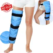 Large Reusable Gel Ice Pack Wrap for Leg/Hip/Thigh/Knee Pain Relief/Injury Recov