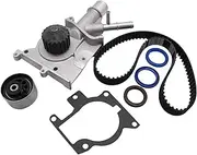 DEEGOOLY TCKWP283 WP901 Timing Belt Kit & Water Pump Compatible with Ford Focus 2.0L 8V SOHC 2000-2004 Replace for 2M5Z-6268-AA 2M5Z-6K254-AAA WPK42294 F7CZ-6K-254AA