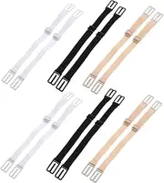 [WRITWAA] 6 Pairs Anti-slip Bra Straps Elastic Seamless Women's Bra Shoulder Straps Grip for Body Shaper