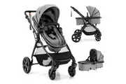Giantex Folding Baby Stroller Portable Pushchair w/Adjustable Canopy & Reversible Seat Grey
