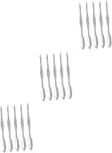 UTHCLO 3sets Stainless Steel Crab Crab Needle Seafood Eating Fork Sturdy Crab Fork Tool Restaurant Home Use 5pcs*3