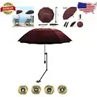Durable and Portable UPF 50+ Beach Umbrella - Easy Set Up with Tilt Feature