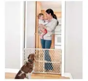 Pet Dog Gate Child Baby Safety Puppy Cat Door Expandable Barrier Plastic Fence