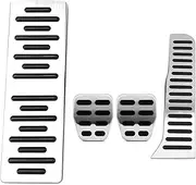 Clutch Pedals Cover Car Pedals Fuel Brake Clutch Cover Fit for VW Fit for Jetta Mk5 MK6 Fit for Golf Scirocco Fit for Passat B6 B7(Color:Style 4 MT 4pcs)