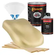 HOT ROD FLATZ Light Gold Metallic Quart Kit URETHANE Flat Auto Car Paint Kit