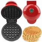 Mini Waffle Maker Baking Pan Pancake Heating Breakfast Making Machine Red