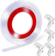 Baby Proofing - Corner Protector for Baby, [9.84ft Edge + 4 Corners] Silicone Protector Strip with Double-Sided Tape - Soft Protector for Furniture Against Sharp Corners for Cabinet, Table
