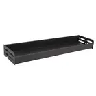 50cm Kitchen Spice Rack Hanging Removable Shelf Black