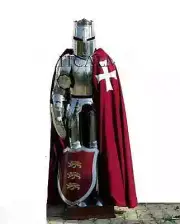 Medieval Templar Suit Of Armor Wearable Crusader Knight Combat Full Body Armour