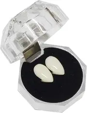 YOHEE Cosplay 13mm Vampire Teeth Dentures Halloween Party Props Fangs