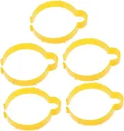 5pcs Roll Body Film Tool Vinyl Film Fixing Grippers Vinyl Film Holder Window Film Fixing Clamps Window Tint Clamps Tint Film Fixing Holders Car Vinyl Film Clips Yellow Plastic