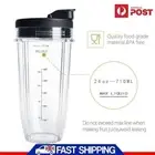 AU Blender Replacement Cup with Scale Spout Out Lid fit for Nutri Ninja Auto IQ