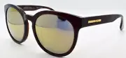 McQ Alexander McQueen MQ0052SK 002 Women's Sunglasses Havana / Mirrored
