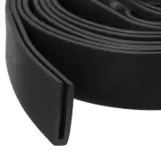 5/32"x 43/64"x 3.3ft Rubber U Channel Edge Trim Flat Type Fit for 0.5-1mm Edge